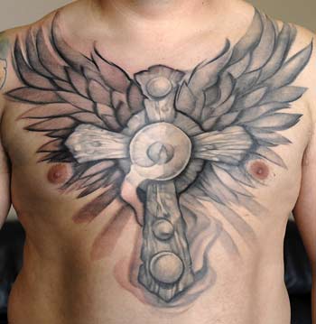 Chest tattoos