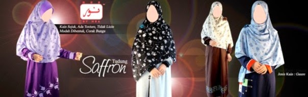 tudung saffron labuh online terkini jubah muslimah