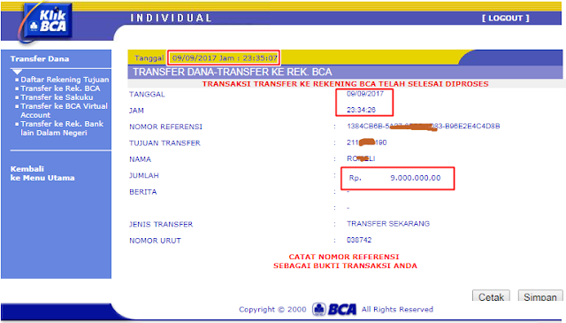  Slip Pembayaran Jackpot Mix Parlay ROxxLi mandiri88