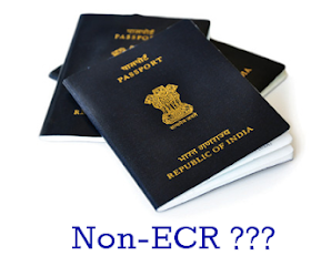 NoN-ECR Category in Passport