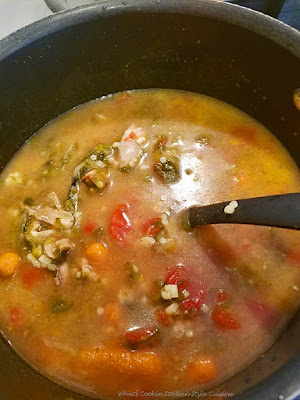 Italian Chicken Marsala White Bean Soup