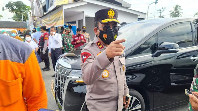 Kapolda Sumut dan Kasdam I/BB Cek Pos Penyekatan 