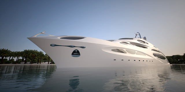 Zaha Hadid design Bloom+Voss Shipyards - Superyacht