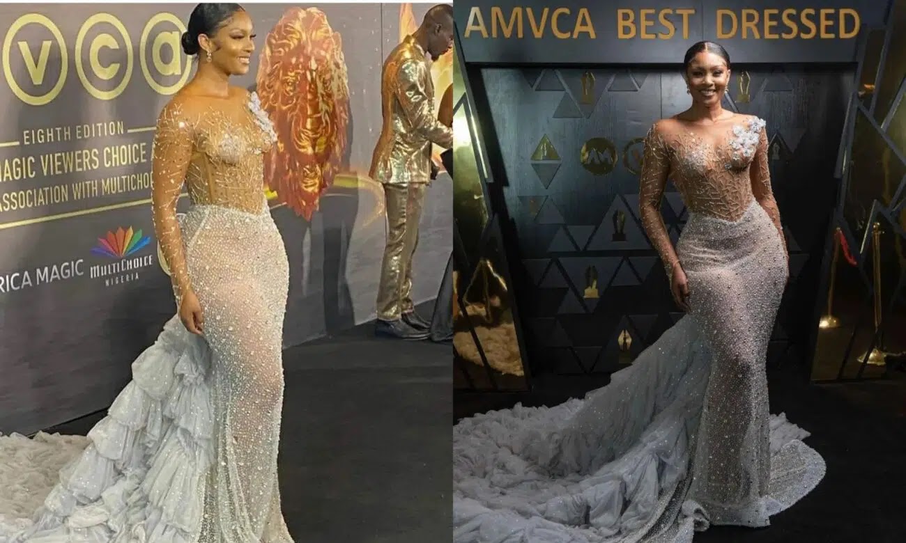 We also had actress Osas Ighodaro emerging best dressed for the night in a veekay James dress and this win is interestingly coming after her recent fashion clash with actress Eve Esin at Ini Edo’s 40th birthday party.