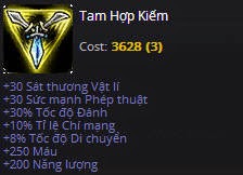  trang bị Tam hợp kiếm LMHT