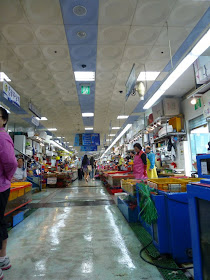 visite du marché Jagalchi Busan Corée du Sud