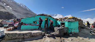 Chacha chachi ka dhaba at Batal Spiti valley Himachal Padesh
