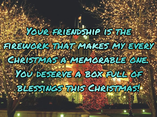Christmas wishes - friends
