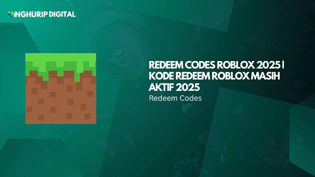 Redeem Codes Roblox 2025  Kode Redeem Roblox Masih Aktif 2025