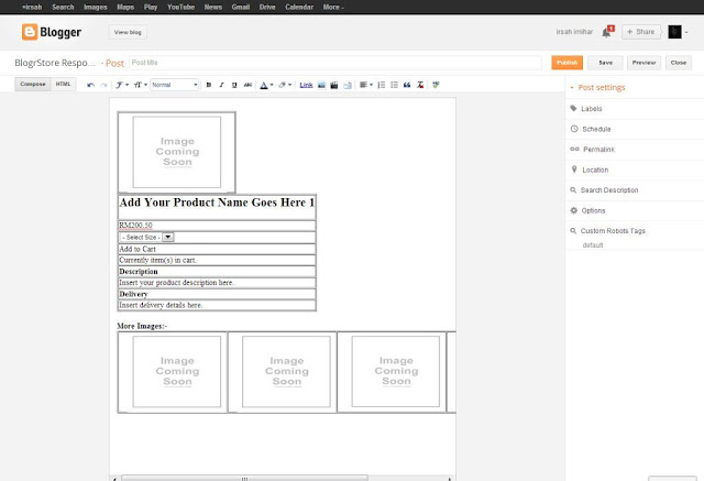 product post display customization