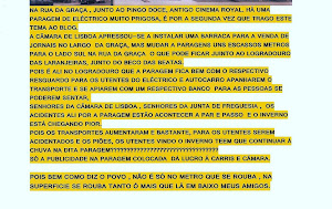 HÉ HÉ HÉ A GRAÇA É QUE É... MAS NA GRAÇA NÃO É SÓ FESTA MEUS SENHORES.... AUTARCAS E CARRIS.