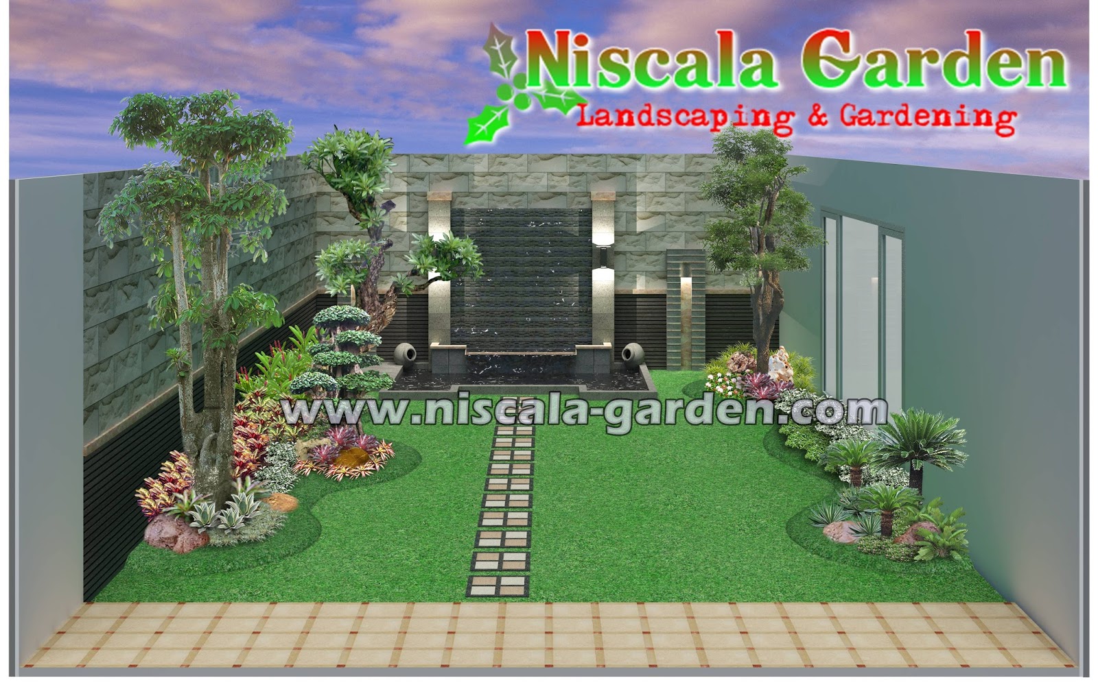 25 Desain Taman Inovatif Belakang Rumah