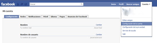 Conexion segura en Facebook