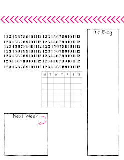 Freebie! Bullet Journal Weekly Page Download