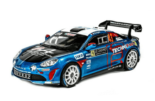 alpine a110 rally r-gt 1:43 emmanuel guigou - alexandre coria, vencedores de rally