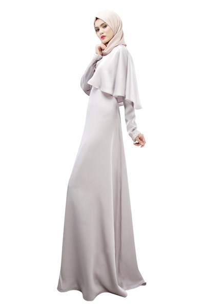 Model dress pesta muslim desain modern dan indah terbaru 2017/2018