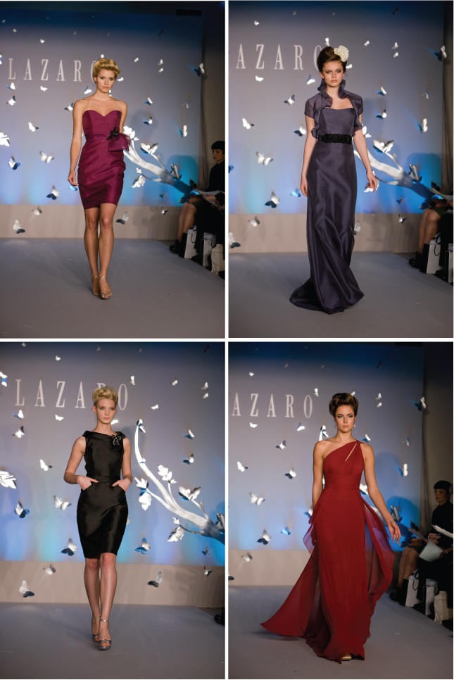 NYC Bridal Market Lazaro Bridesmaid Collection Fall 2011