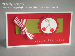 Tart and tangy and Stampin Up