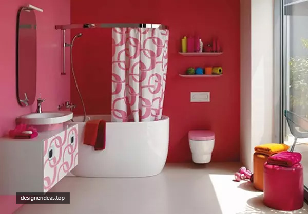 Best 5 Design Ideas for Girls Bathroom, Colorful and Cheery