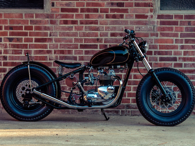 Triumph T100 1953 By HB Custom Hell Kustom