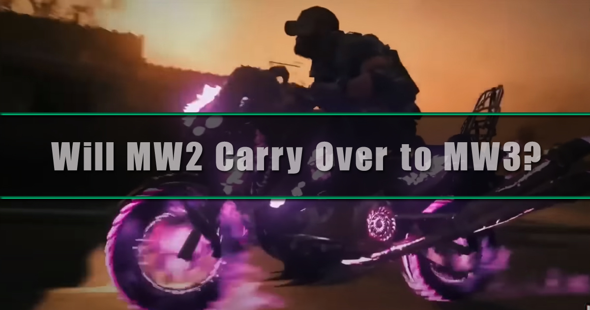 Will MW2 Carry Over to MW3?