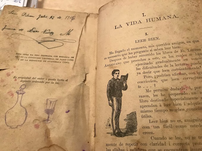 Libro de lectura de doña Juana de Dios Muñoz / Documento patrimonial