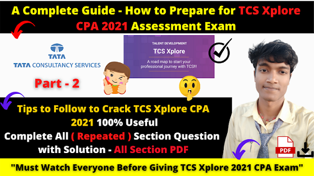 TCS Xplore 2021 Free Preparation Materials Download Now-1