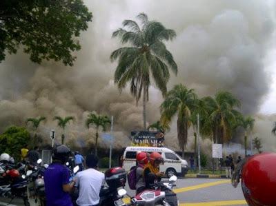 Gambar Kebakaran di Makmal Kimia UiTM Shah Alam - Berita 