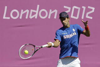 Novak Djokovic london olympics 2012