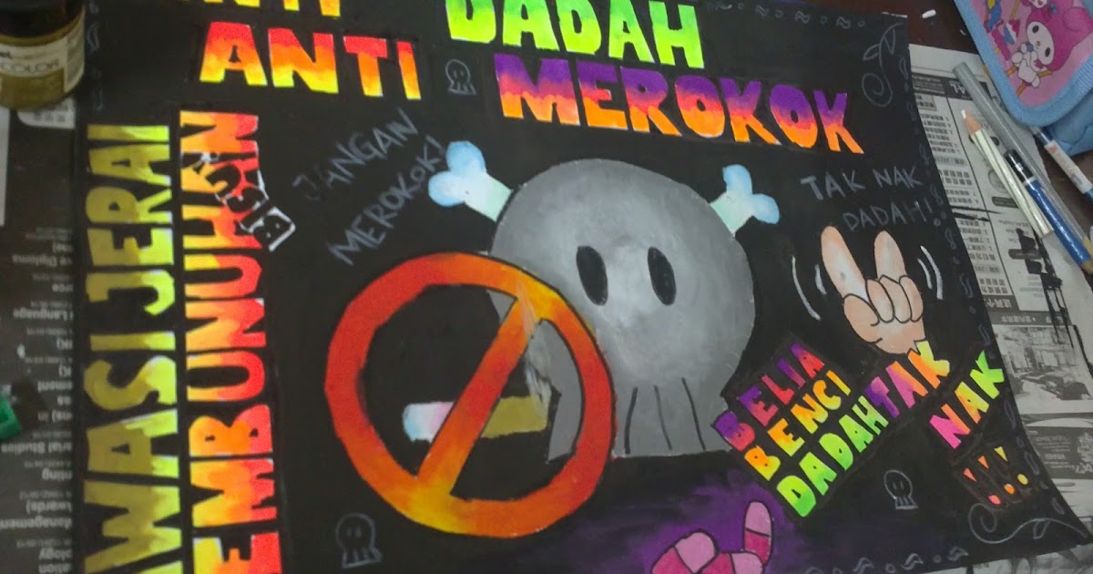 Pertandingan Melukis Poster Anti  Dadah  Anti  Merokok 