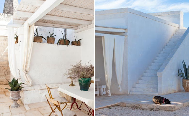 masseria en la puglia terraza encalada chicanddeco