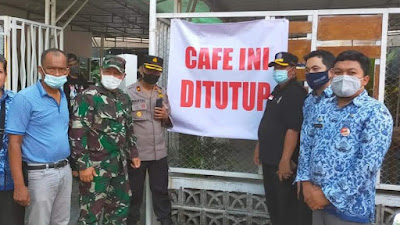 Langgar Prokes dan Tak Berizin, Sebuah Cafe di Padang Disegel