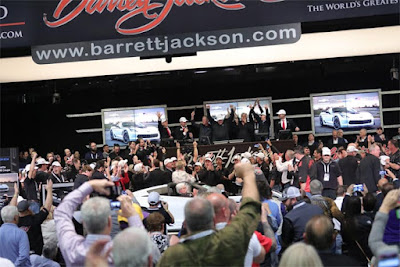 At Barrett-Jackson, General Motors and Chevrolet offered two first retail production Corvette models for auction.