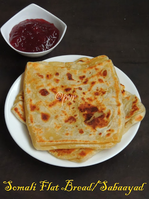 Somalian Flat Bread, Sabaayad