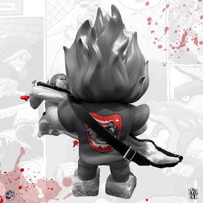 San Diego Comic-Con 2022 Kill Audio Hold My Breath Blood Splatter Monochrome Edition Vinyl Figure by Claudio Sanchez, Chondra Echert & Mr. Sheldon