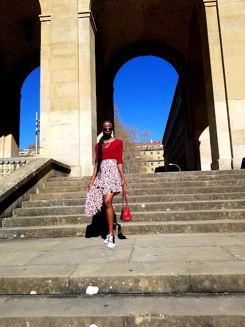 Assymmetrical Skirt Outfit For The Perfect Casual Look