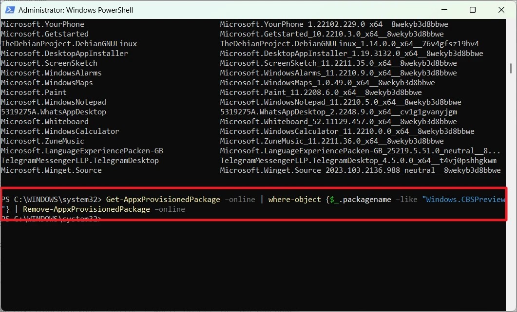 allthings.how how to remove windows 11 system apps using powershell image 23