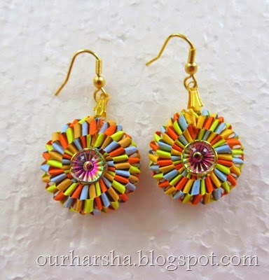  Paper Weaving Earrings (9)