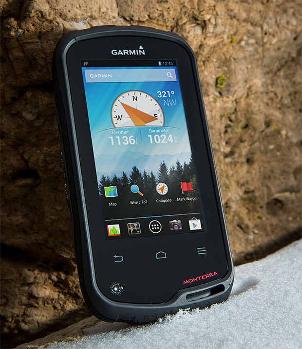 Garmin Monterra (Garmin Monterra Price $650) The new Garmin Monterra is a wi-fi enabled handheld GPS that powered by Android OS. Garmin Monterra lets