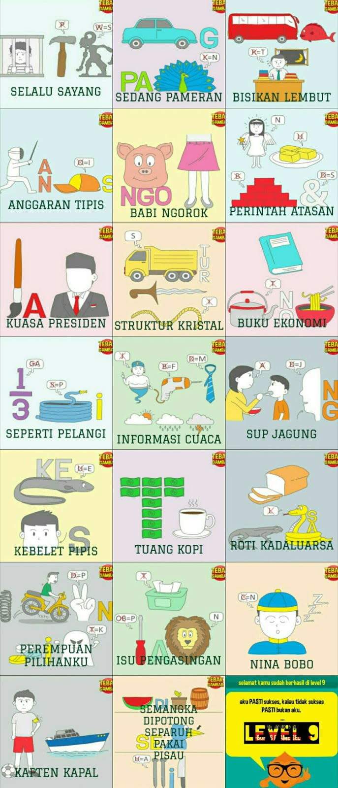 Kunci Jawaban Tebak Gambar Level 9