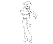#6 Kim Possible Coloring Page