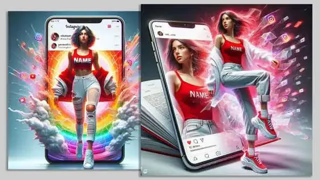 Girl 3d Characters For Social Media Ai Photo Editing App