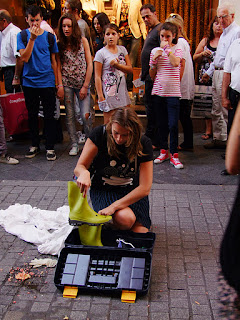 Gracia Iglesias, Performance, Perfopoesía, contamíname, Cangrejo Pistolero