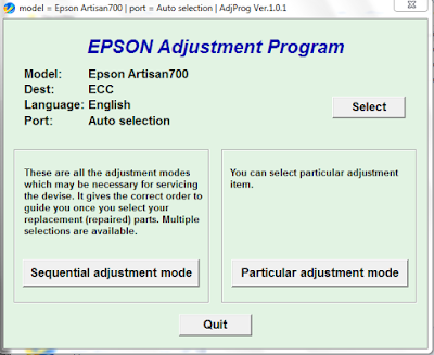 How to Reset Epson Artisan 700 Reset Program DOWNLOAD