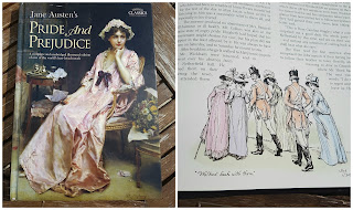 Book cover: Illustrated Pride & Prejudice by Jane Austen with Illustrations by Hugh Thomson