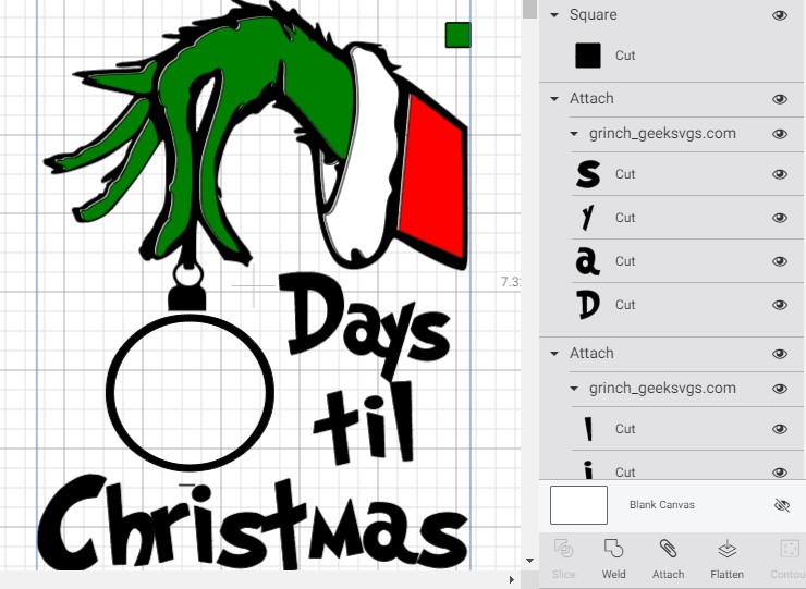 Download Christmas Craft Challenge Week Three A Christmas Countdown Layering Vinyl With Registration Marks