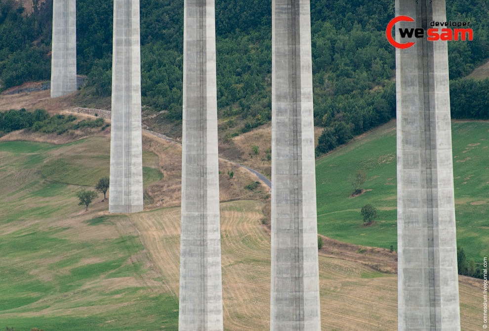 Viaduct Millau - صاحب الرقم القياسي بين الجسور