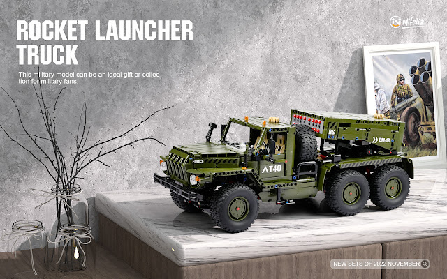 Nifeliz Rocket Launcher Truck Compatible With Lego