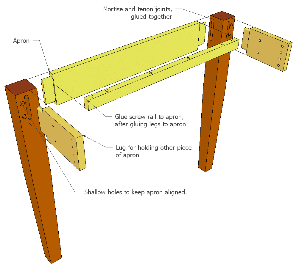 wooden desk plans