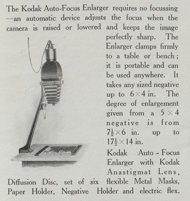 Kodak Auto-Focus Enlarger
